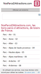 Mobile Screenshot of nosparcsdattractions.com